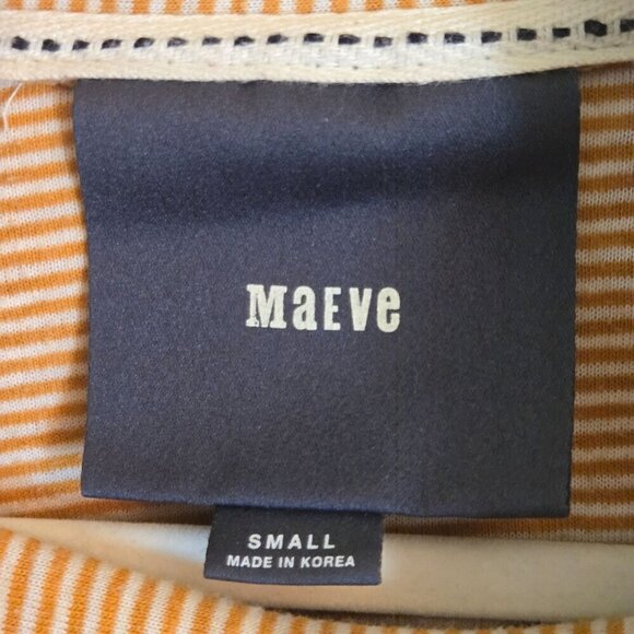 Anthropologie Maeve Tai Cowl Neck Striped Sweater Size S - Picture 8 of 9